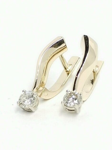 Auskarai su briliantais dk 0004