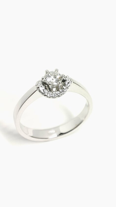 Sužadėtuvių žiedas su briliantais dk550