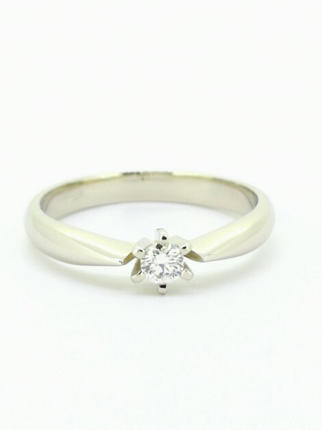 Sužadėtuvių žiedas su briliantu dk583