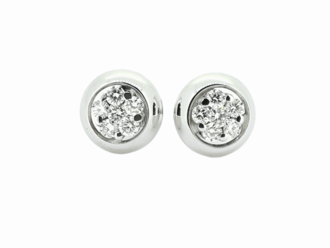 Auskarai su briliantais  dk1101