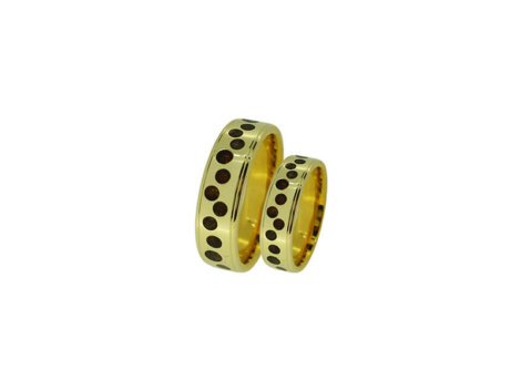 Vestuviniai žiedai su gintarais dk5007