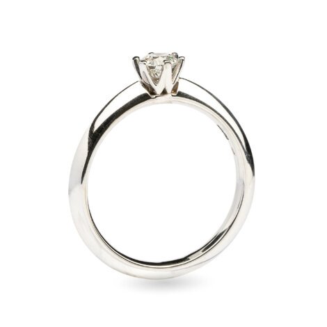 Sužadėtuvių žiedas su briliantu dk 737